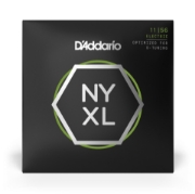 Immagine di D'Addario NYXL1156 Nickel Wound Electric Guitar Strings, Medium Top / Extra-Heavy Bottom, 11-56