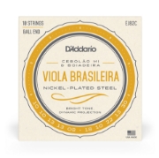 Immagine di D'Addario EJ82C Viola Brasileira - Muta di corde per cebolao mi e boiadeira