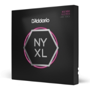 Immagine di D'Addario NYXL45100 - Corde avvolte in nickel per basso, scalatura leggera normale, 45-100, scala lunga