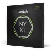 Immagine di D'Addario NYXL45105 - Corde avvolte in nickel per basso, scalatura leggera gli alti / media per i bassi, 45-105, scala lunga