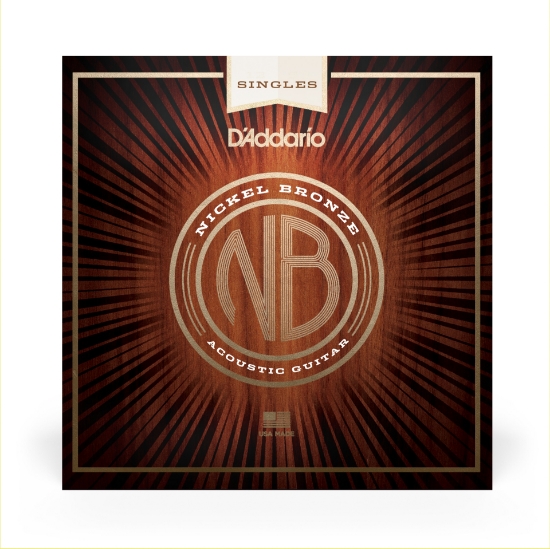 Immagine di D'Addario NB036 - Singola corda avvolta in nickel-bronzo per chitarra acustica, scalatura .036