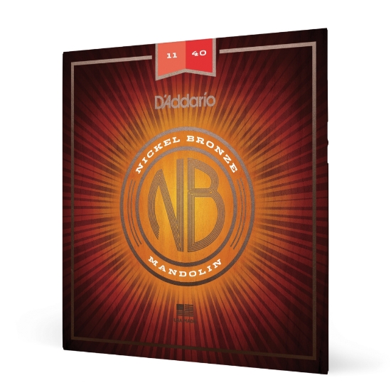 Immagine di D'Addario NBM1140 - Corde in nickel-bronzo per mandolino, scalatura media, 11-40