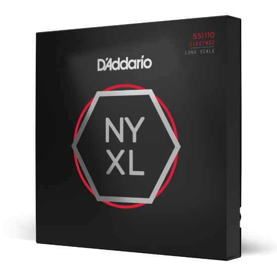 Immagine di D'Addario NYXL55110 - Corde avvolte in nickel per basso, scalatura pesante, 55-110, scala lunga