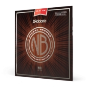 Immagine di D'Addario NB13556BT - Corde in nickel-bronzo per chitarra acustica, scalatura media, tensione bilanciata, 13.5-56