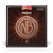 Immagine di D'Addario NB13556BT - Corde in nickel-bronzo per chitarra acustica, scalatura media, tensione bilanciata, 13.5-56