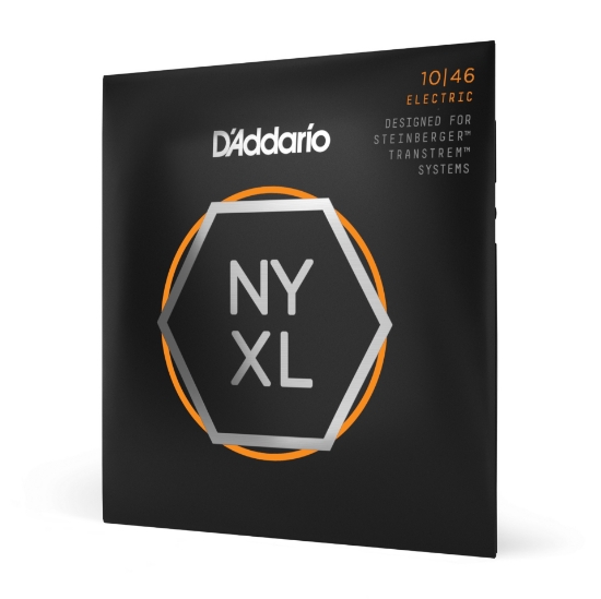 Immagine di D'Addario NYXLS1046 - Corde avvolte in nickel per chitarra elettrica, scalatura leggera normale, doppio pallino, 10-46
