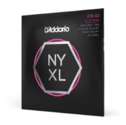 Immagine di D'Addario NYXLS0942 - Corde avvolte in nickel per chitarra elettrica, scalatura super leggera, doppio pallino, 09-42