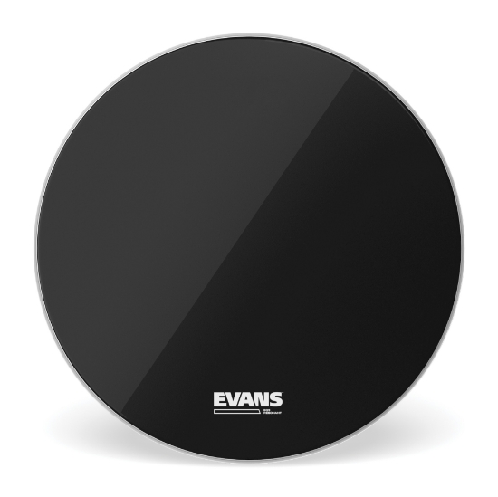 Immagine di Pelle risonante EVANS EQ3 per grancassa, 20 ", senza foro, colore nero