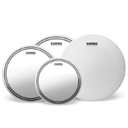 Immagine di EC2S Clear Fusion - Confezione pelli (10", 12", 14") con pelle battente per rullante HD Dry da 14"