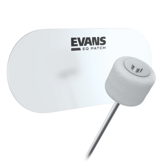 Immagine di Rinforzo EVANS EQ in plastica trasparente per pedale doppio
