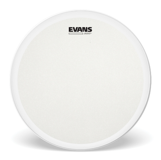 Immagine di Pelle sabbiata EVANS Orchestral Staccato per rullante, 14 ", colore bianco