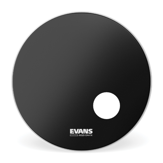 Immagine di Pelle risonante EVANS ONYX per grancassa, 18 "