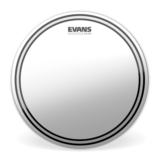 Immagine di Pelle sabbiata EVANS EC2 per grancassa, 10 "