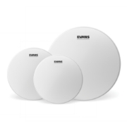 Immagine di Confezione da 3 pelli sabbiate EVANS G1 per tom rispettivamente di 12 ", 13 " e 16 ", Standard
