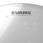 Immagine di Confezione da 3 pelli idrauliche trasparenti EVANS Hydraulic per tom rispettivamente di 10 ", 12 " e 14 ", Fusion