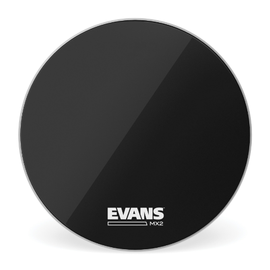 Immagine di Pelle EVANS MX2 per grancassa da banda, 18 ", colore nero