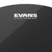 Immagine di Pelle EVANS MX per tamburo tenore da banda, 10 ", colore nero