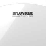 Immagine di Pelle EVANS MX per tamburo tenore da banda, 13 ", colore bianco