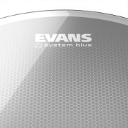 Immagine di Pelle EVANS System Blue SST per tamburo tenore da banda, 14 "