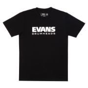 Immagine di T-shirt con logo EVANS, nera, taglia L