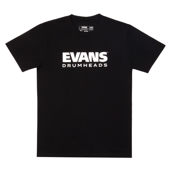 Immagine di T-shirt con logo EVANS, nera, taglia XL