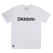 Immagine di T-shirt con logo D'Addario, bianca, taglia M