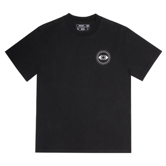 Immagine di T-shirt D'Addario All Seeing Eye, nero sbiadito, taglia M