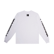 Immagine di T-shirt ProMark a manica lunga, bianca, taglia M