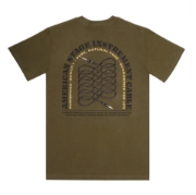 Immagine di T-shirt cavi D'Addario American Stage, verde militare, taglia 3XL