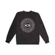 Immagine di Felpa D'Addario All Seeing Eye, nero sbiadito, taglia XL