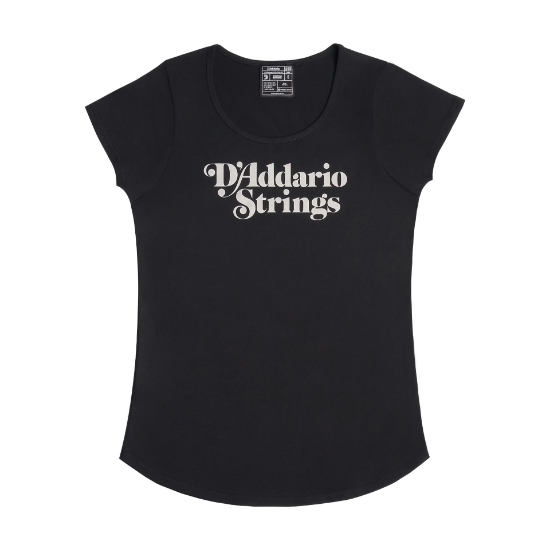 Immagine di T-shirt D'Addario Strings 1978, carbone, taglia S