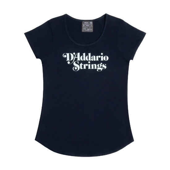 Immagine di T-shirt D'Addario Strings 1978, blu navy, taglia L