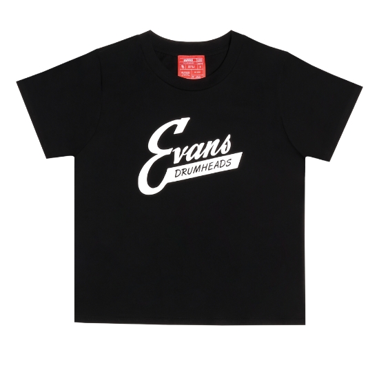 Immagine di T-shirt Evans Retro da donna, nera, taglia XL