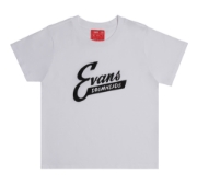 Immagine di T-shirt Evans Retro da donna, bianca, taglia M
