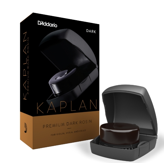 Immagine di Colofonia scura D'Addario Kaplan di altissima qualità, con custodia