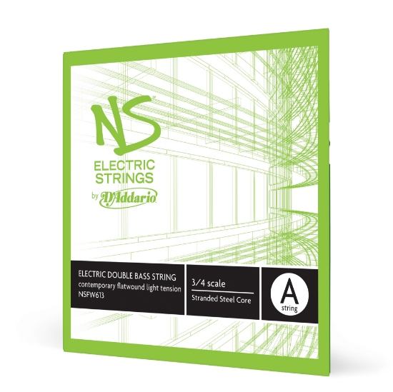 Immagine di Corda singola LA D'Addario NS Contemporary per contrabbasso elettrico, scala 3/4, tensione media