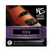 Immagine di Set di corde D'Addario NS per viola elettrica, Long Scale, tensione media