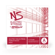 Immagine di Corda singola LA D'Addario NS per violino elettrico, scala 4/4, tensione media