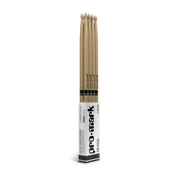 Immagine di Bacchette ProMark Classic Forward 7A in noce americano, confezione da 4
