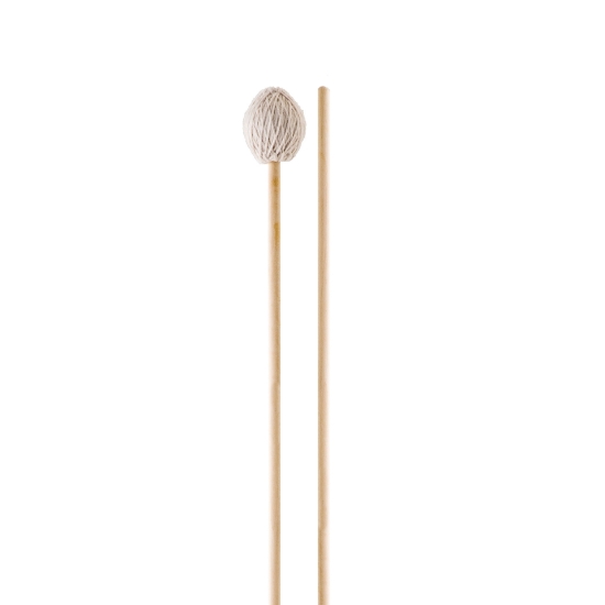 Immagine di Battenti ProMark JW4 "System Blue" per marimba con testa medio dura, design di Jim Wunderlich