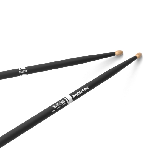 Immagine di Bacchette Mike Portnoy ActiveGrip 420X Hickory, punta ovale in legno