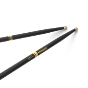 Immagine di Bacchette Anton Fig ActiveGrip 595 Hickory, punta rotonda in legno