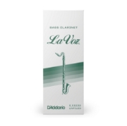 Immagine di La Voz - Ance per clarinetto basso, durezza Medium Soft; confezione da 5