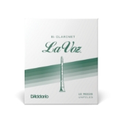 Immagine di Confezione da 10 ance medio/morbide La Voz per clarinetto soprano in SI bemolle