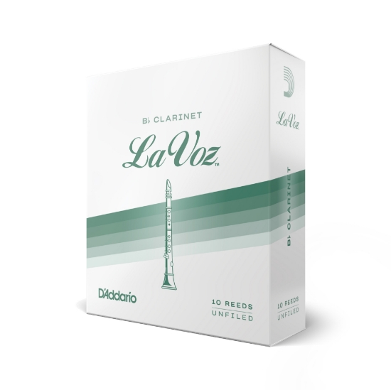 Immagine di Confezione da 10 ance medie La Voz per clarinetto soprano in SI bemolle