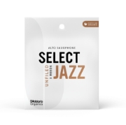Immagine di Ance D'Addario Organic Select Jazz, taglio americano, per sax alto, durezza 3 Soft, con custodie singole, confezione da 3