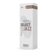 Immagine di Ance D'Addario Organic Select Jazz Unfiled per sax baritono, durezza 2 Hard, confezione da 5