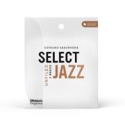 Immagine di Ance D'Addario Organic Select Jazz, taglio americano, per sax soprano, durezza 2 Hard, con custodie singole, confezione da 3