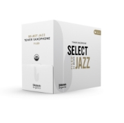 Immagine di Ance D'Addario Organic Select Jazz, taglio francese, per sax tenore, durezza 2 Hard, confezione da 25