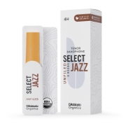 Immagine di Ance D'Addario Organic Select Jazz Unfiled per sax tenore, durezza 4 Hard, confezione da 5